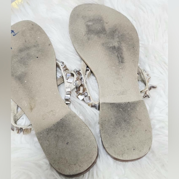 Cocobelle Jewel Sturdy LEATHER Thong Sandals Women's Size 40 ✌️ - Picture 5 of 5